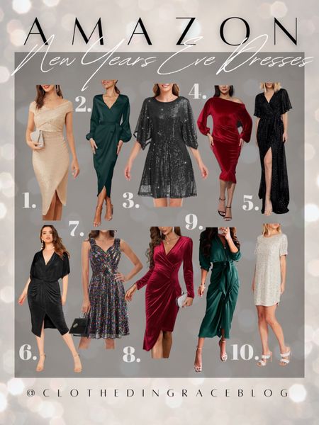 New Year’s Eve dresses from Amazon 

#LTKHoliday