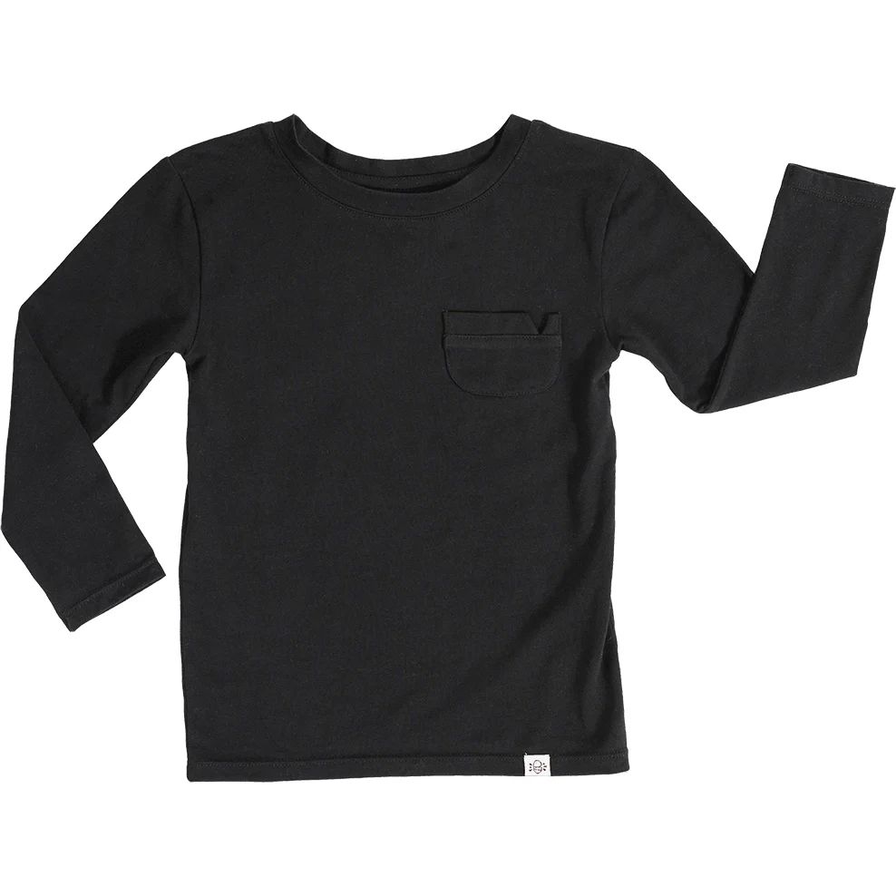 Classic Long Sleeve Shirt in Black | Coconut Pops