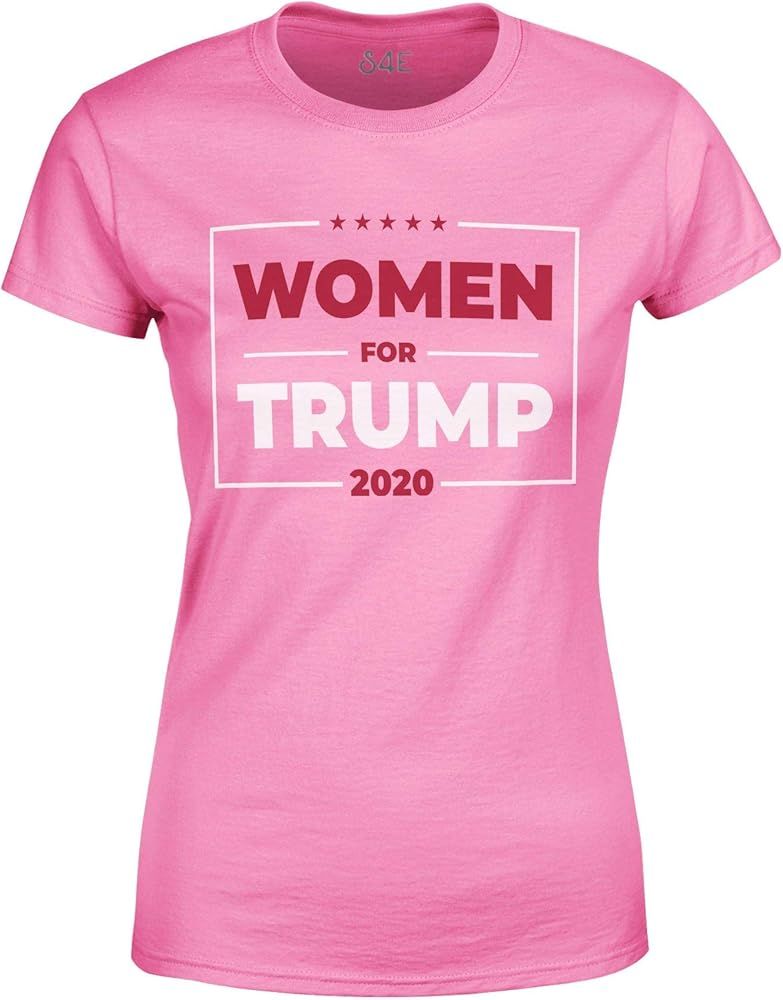 S4E Women for Trump 2020 Women's T-Shirt | Amazon (US)