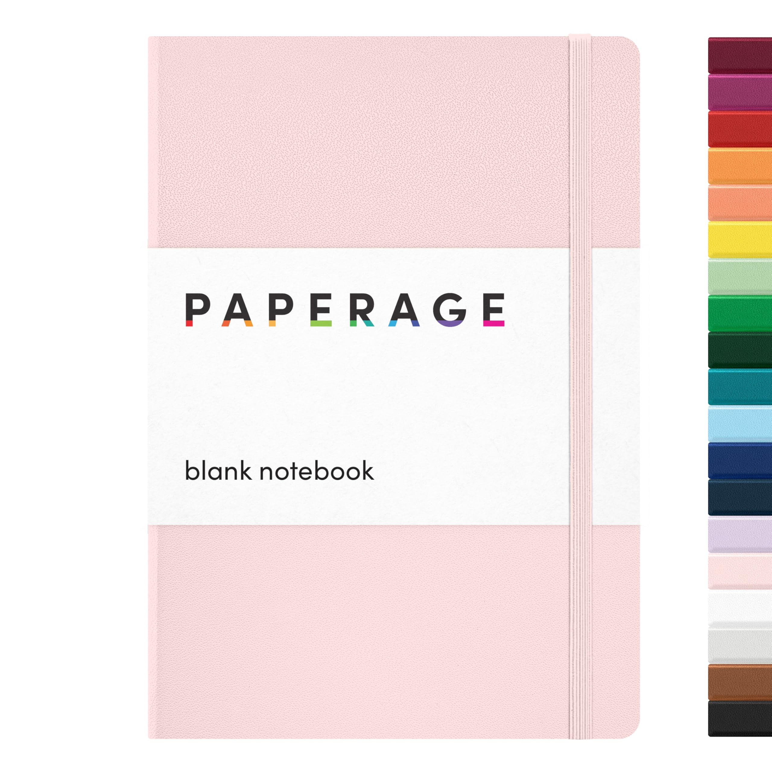 PAPERAGE Blank Journal Notebook, (Blush), 160 Pages, Medium 5.6 in x 8 in - 100 GSM Thick Paper ... | Amazon (US)