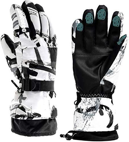Ski Gloves, Snow Winter Gloves Warm Touchscreen Gloves Waterproof Outdoor Motorcycle Gloves | Amazon (US)