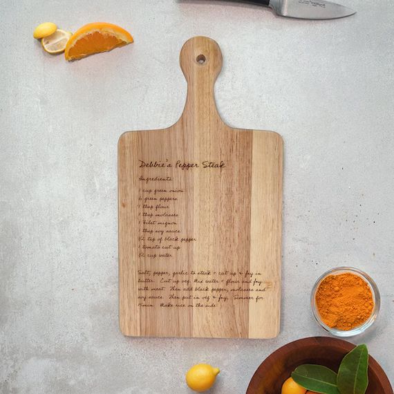 Family Recipe Cutting Board  Personalized Wedding Gift  - Etsy | Etsy (US)