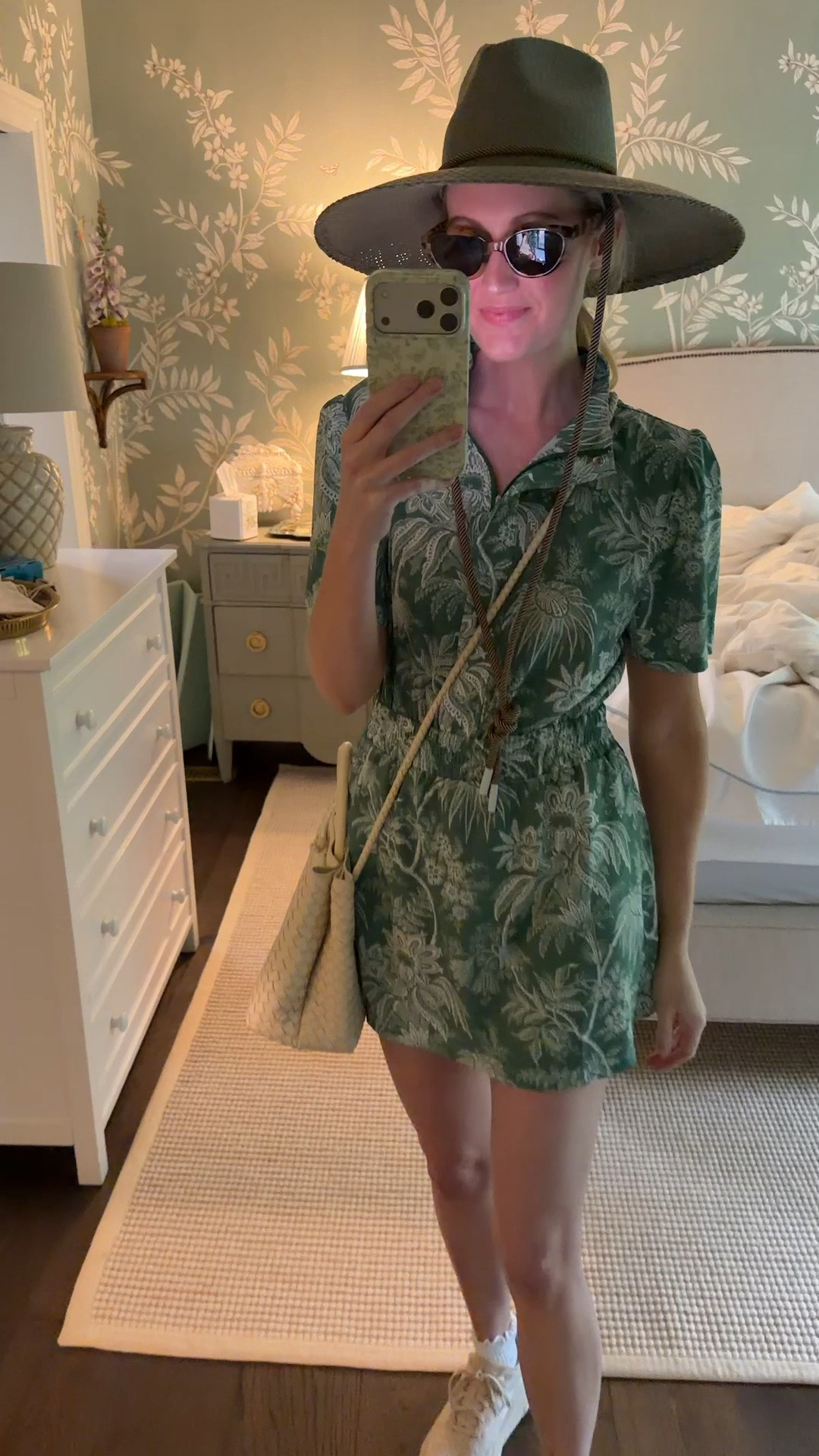 @Quince bag, sissy light hat, Byrdie dress!