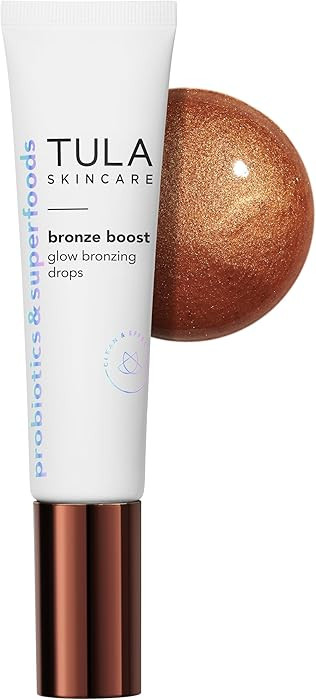 TULA Skin Care Bronze Boost Glow Bronzing Drops - Hydrates Skin, Provides Natural Glow, Evens Ski... | Amazon (US)
