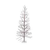 Alpine Corporation 71" H Indoor/Outdoor Artificial Flocked Christmas Tree with White LED Lights, ... | Amazon (US)