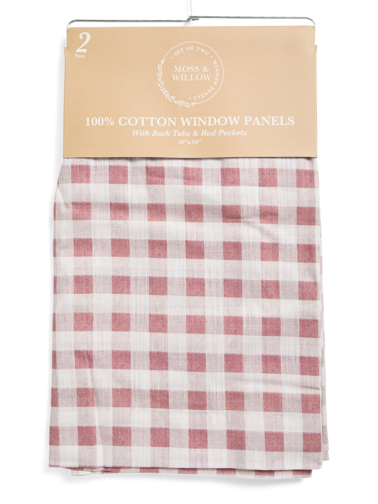 50x84 Set Of 2 Biggie Gingham Cottage Window Panels | Home | Marshalls | Marshalls