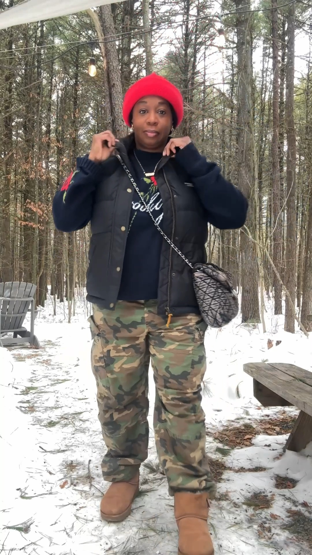Late Winter OOTD
Vest is XL
Sweater is Large
Cargos are AE (old)
Hat is by Lloyd

#LTKSeasonal #LTKPetite #LTKMidsize