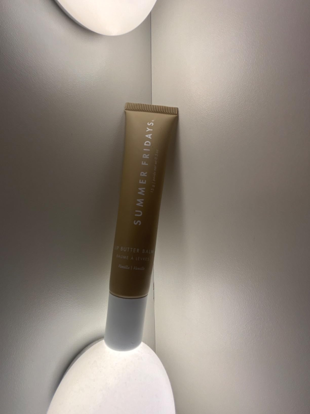 Summer Fridays Lip Butter Balm - Conditioning Lip Mask and Lip Balm for Instant Moisture, Shine and Hydration - Sheer-Tinted, Soothing Lip Care - Vanilla Beige (.5 Oz) | Amazon (US)