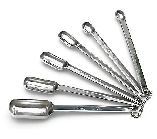 RSVP Set of 6 Spice Measuring Spoons - QVC.com | QVC