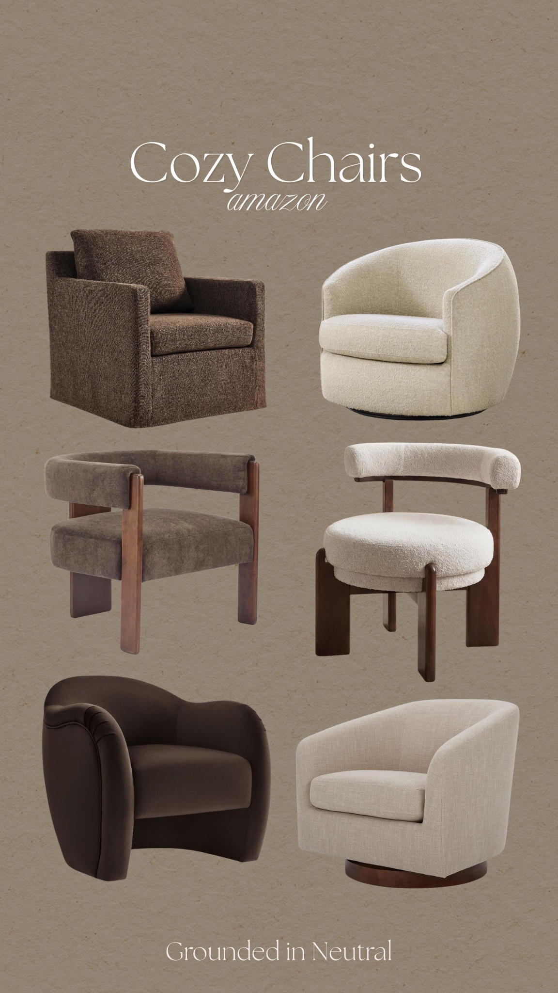 Amazon accent chairs 🤎🧸

Amazon big spring sale, cozy chairs 

#LTKHome #LTKSaleAlert