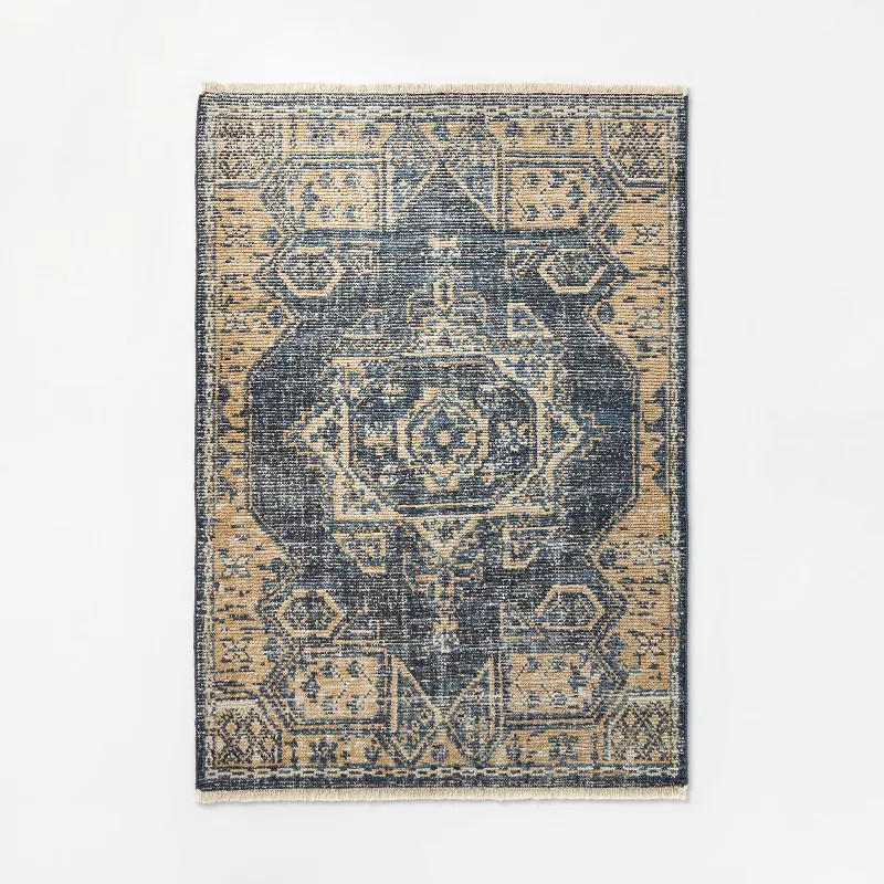 Knolls Authentic Hand Knotted Distressed Persian Style Rug - Threshold™ designed with Studio Mc... | Target