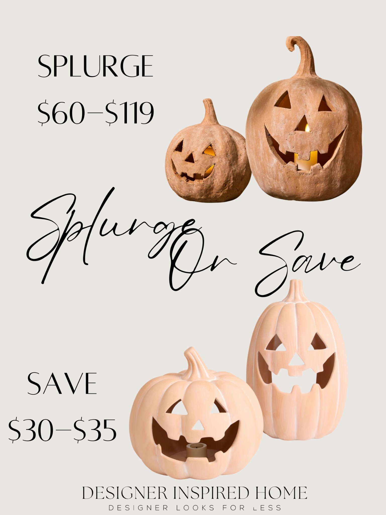 Get the Pottery Barn terracotta pumpkin look for less! 

#LTKSeasonal #LTKHome #LTKFindsUnder50