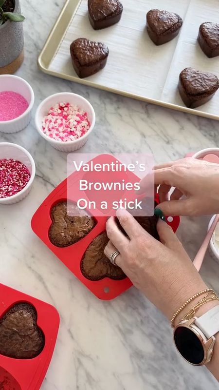 🍫❤️ Unleash your inner baker this Valentine's Day with these delightful Heart Brownies! 🍰✨ Easy to make and bursting with chocolatey goodness, these treats are a perfect way to spread love. Whether you choose to bake them in a heart-shaped pan or get creative by cutting them into adorable hearts post-baking, the result is sure to steal hearts! 💕
Grab Yours Here: https://amzn.to/3S9aGh9

Sprinkle your love by layering these brownies with a generous dash of colorful sprinkles and drizzling them with luscious white or dark chocolate. It's not just a treat for the taste buds but a feast for the eyes too! 🌈✨ #founditonamazon #amazonfinds #valentinesday #valentinesdaytreats

The best part? These Heart Brownies are super yummy and a fantastic activity for the whole family. Get everyone involved in the process, from mixing the batter to decorating the final masterpiece. Watch the joy unfold as you create sweet memories together! 🥳💖

So, why settle for store-bought when you can whip up these homemade delights? Share the love and indulge in the magic of baking this Valentine's Day. Your heart and your taste buds will thank you! 🎉👩‍🍳 #HeartBrownies #ValentinesDayTreats #BakingMagic #FamilyFun

#LTKVideo #LTKGiftGuide #LTKSeasonal