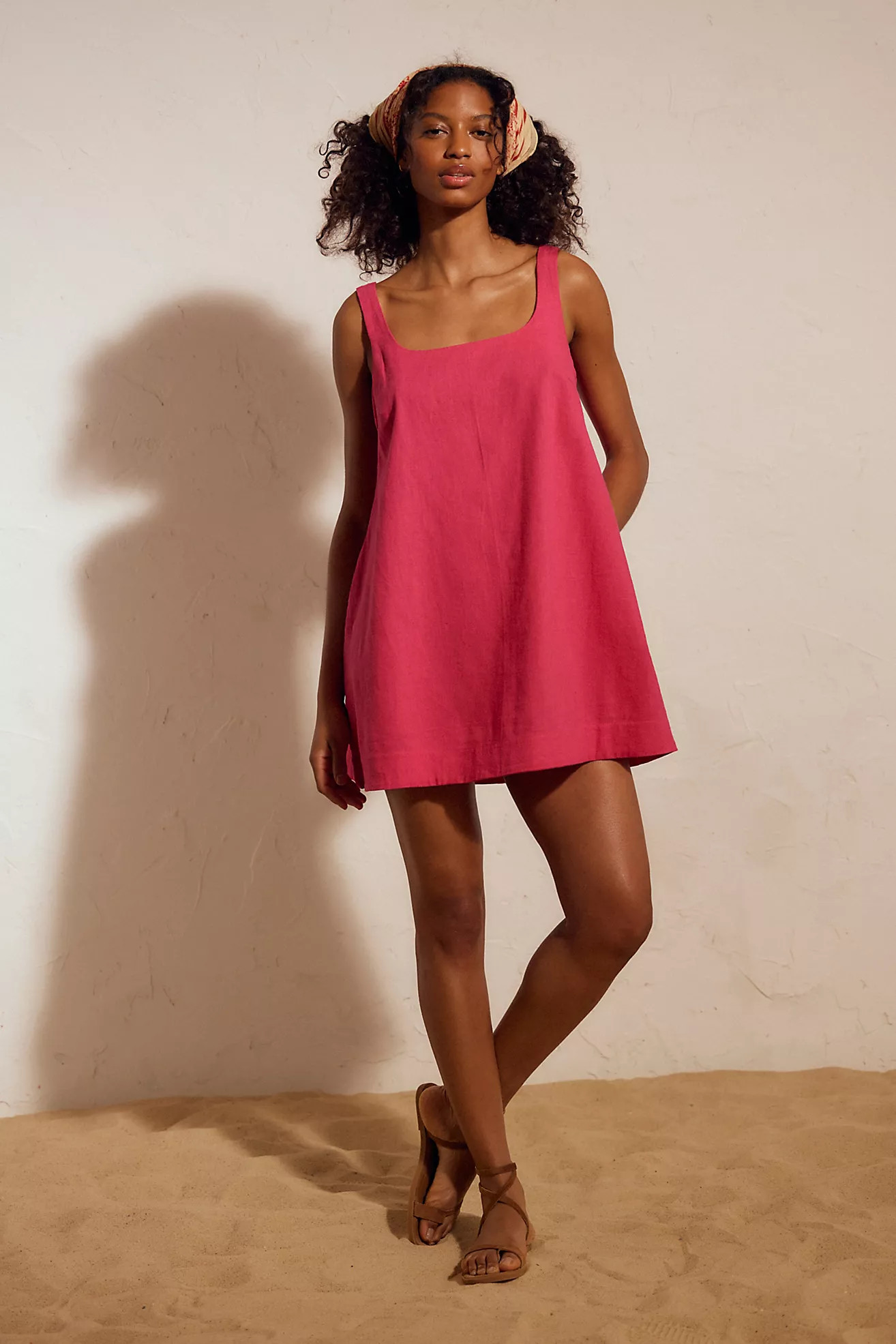 Breezy Linen Mini Dress | Free People (Global - UK&FR Excluded)