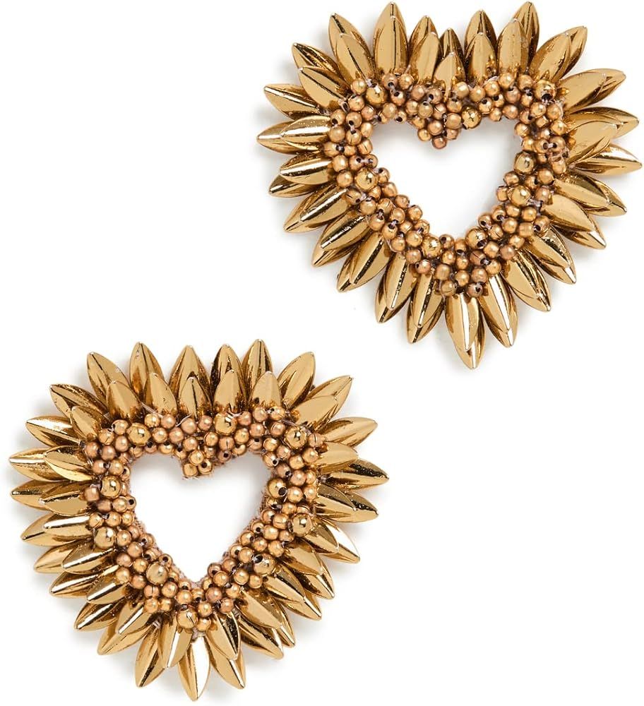 Amazon.com: Deepa Gurnani Women's Deepa by Deepa Gurnani Keya Earrings, Gold, One Size: Clothing,... | Amazon (US)