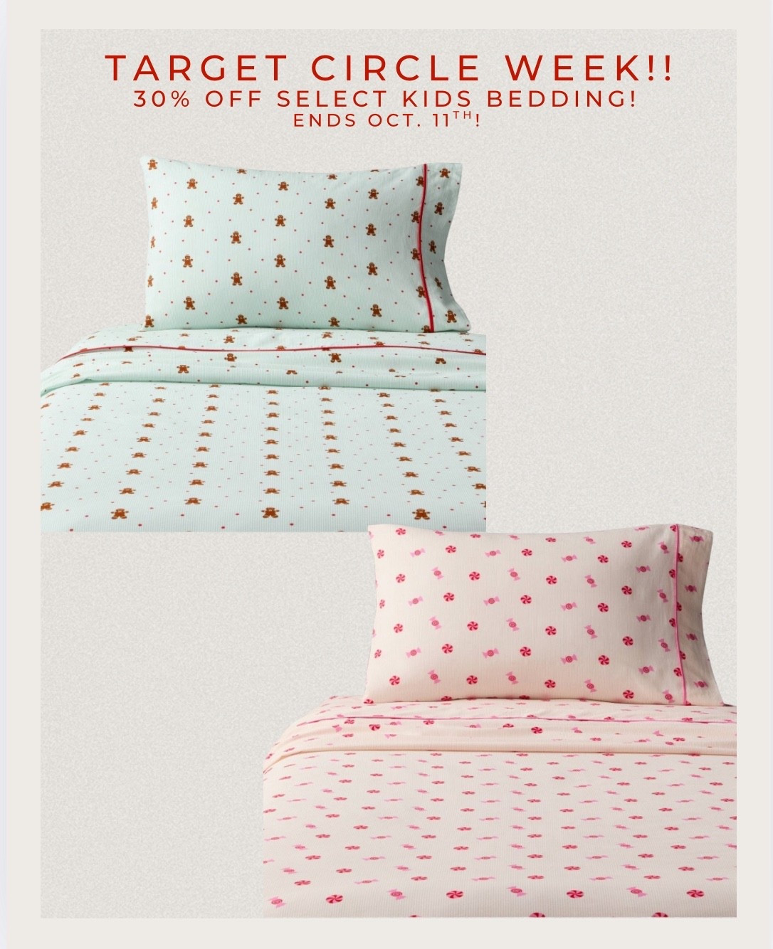 Target has some of the cutest print for kids bedding!! Grabbing some for the boys room for the holidays! You can never have too many sheets!! 30% off until October 11th with target circle!! 

#LTKSaleAlert #LTKKids #LTKHome
