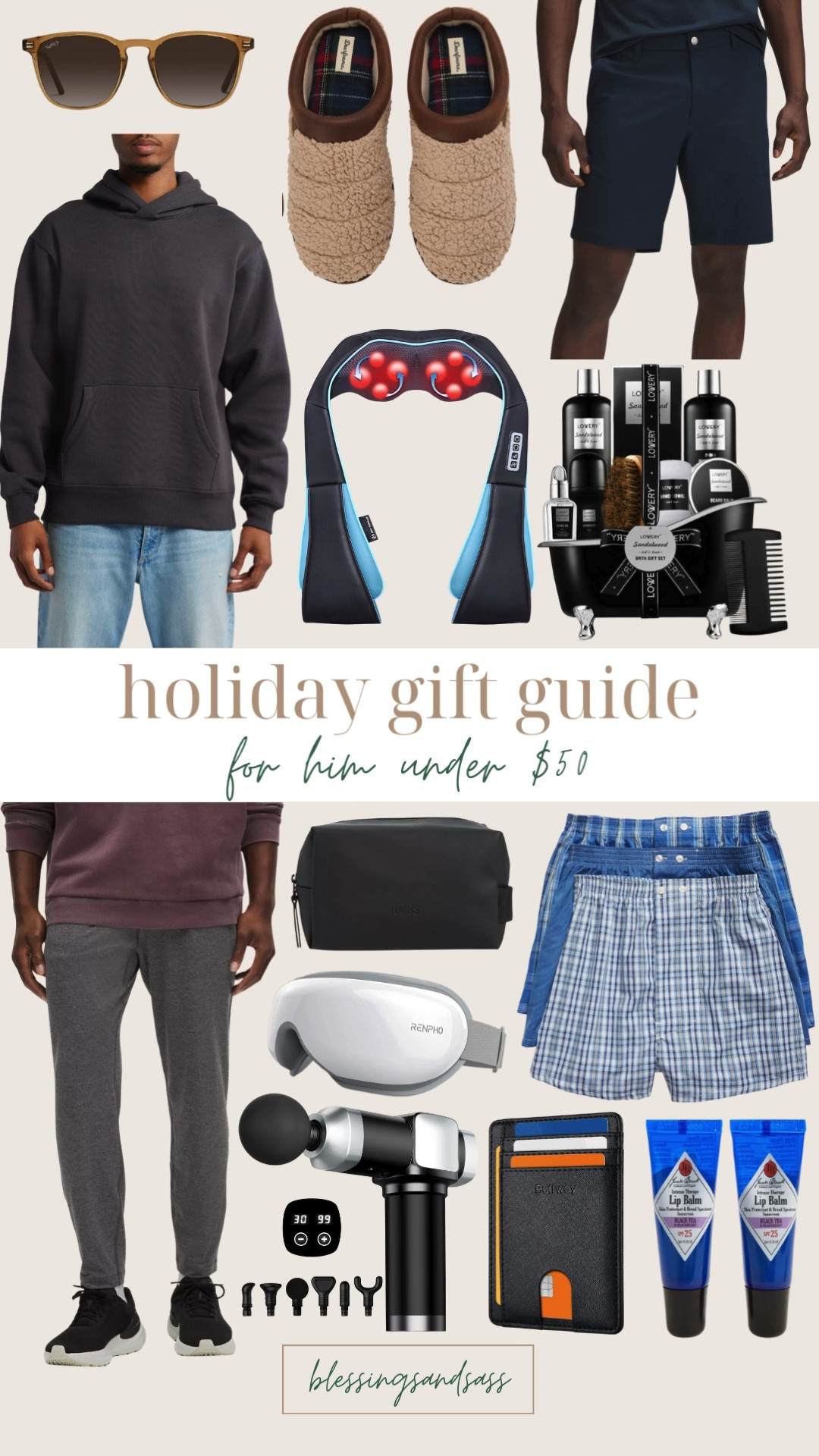 Holiday gift guide for him under $50!!

Gift guide, gift guide for her, gift ideas, gift guide inspo, holiday gift guide, gifts for him, gifts for husband, gifts for brother, gifts for dad, gifts for father in law, gifts for cousin, Amazon, foot, eye massager, Nordstrom





#LTKOver40 #LTKHoliday #LTKGiftGuide