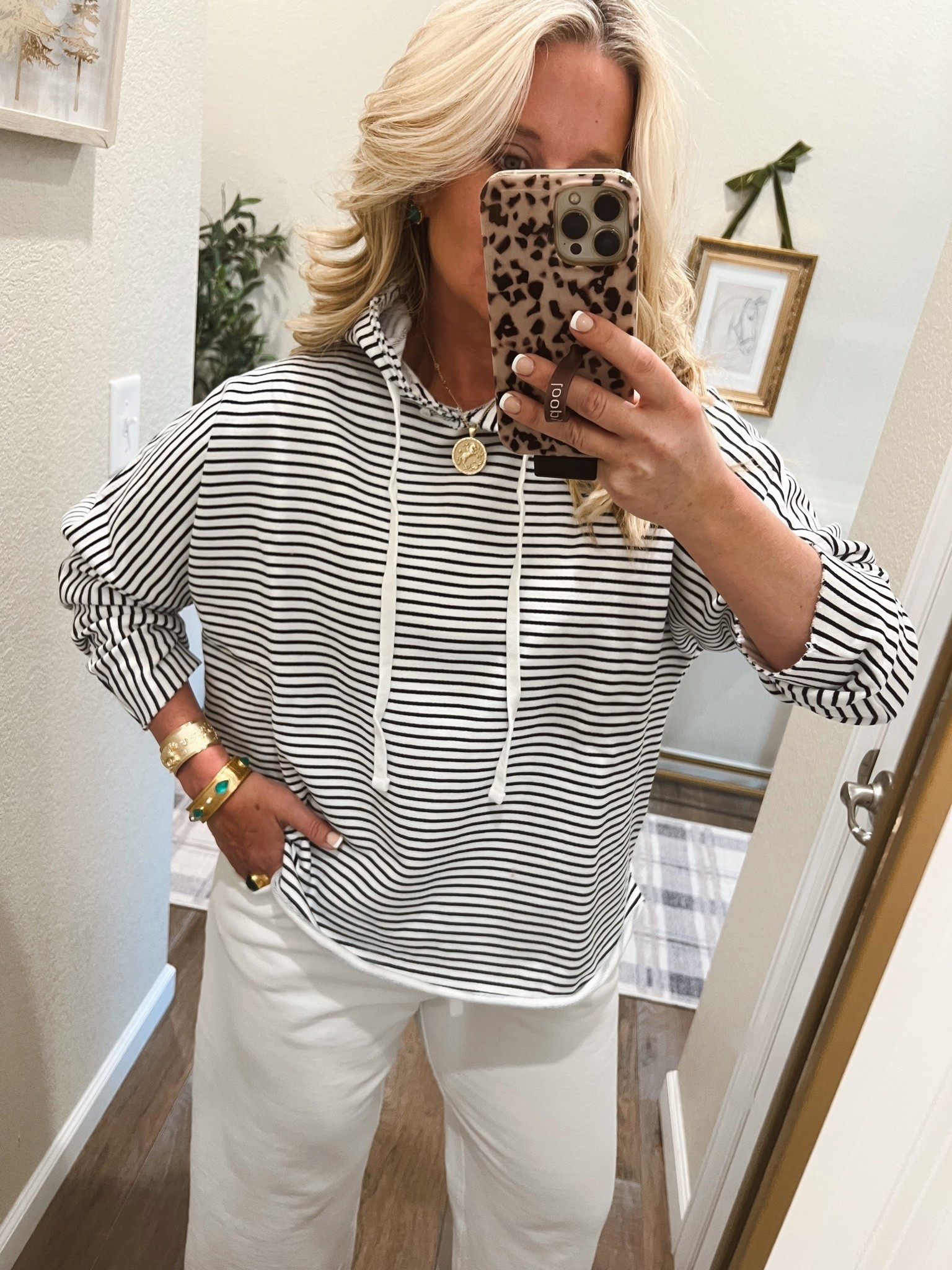 ✨Tap the bell, save and ❤️ start here over 40 fashion, midlife style, midsize fashion and luxury looks for less.  

⬇️Sizing information:
Top medium size down one full size
Pants large (size up if in between sizes.)
✨Tap the bell, save and ❤️ start here over 40 fashion, midlife style, midsize fashion and luxury looks for less.  

This set is a complete HOME RUN and it’s FINALLY RESTOCKED! If you missed it the first time, I wouldn’t wait. 😳

I want to be comfortable without looking frumpy, and this set gets it exactly right.

The quality reminds me of Frank & Eileen, where similar sets can run $400–$500. This one? A fraction of the price!

The Henley’s open neckline lifts the eye, while the soft fabric skims my belly without clinging.

The cropped wide-leg pants balance my proportions, and that little bit of ankle keeps the outfit from feeling too heavy.

It’s soft, polished, effortless, and completely Outfit Physics™ approved.



👑 Helping you look good, feel good.-Lindsey Denver   Check back daily for belly-friendly style, confidence, and Outfit Physics™.

Comment SHOP below to receive a DM with the link to this post on my LTK ⬇ https://liketk.it/6px8K

Comment SHOP below to receive a DM with the link to this post on my LTK ⬇ https://liketk.it/6pxsI