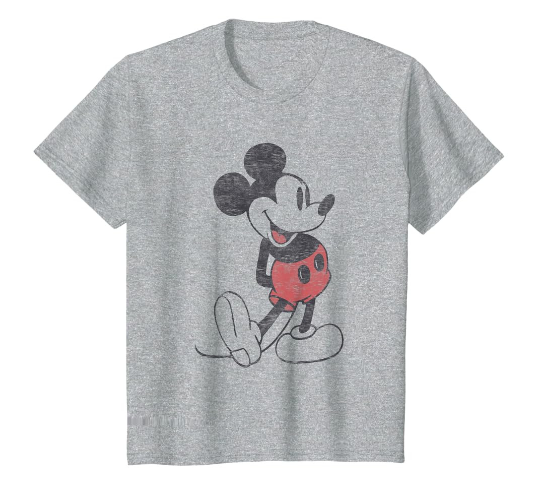 Kids Disney Mickey And Friends Classic Mickey Vintage Toddler T-Shirt | Amazon (US)