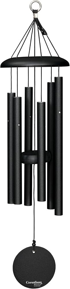 Corinthian Bells by Wind River - 27 inch Black Wind Chime for Patio, Backyard, Garden, and Outdoo... | Amazon (US)