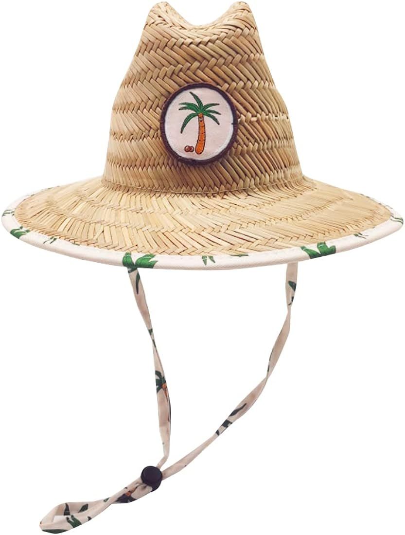 Palm Tree Baby Lifeguard Hat - Beige | Amazon (US)