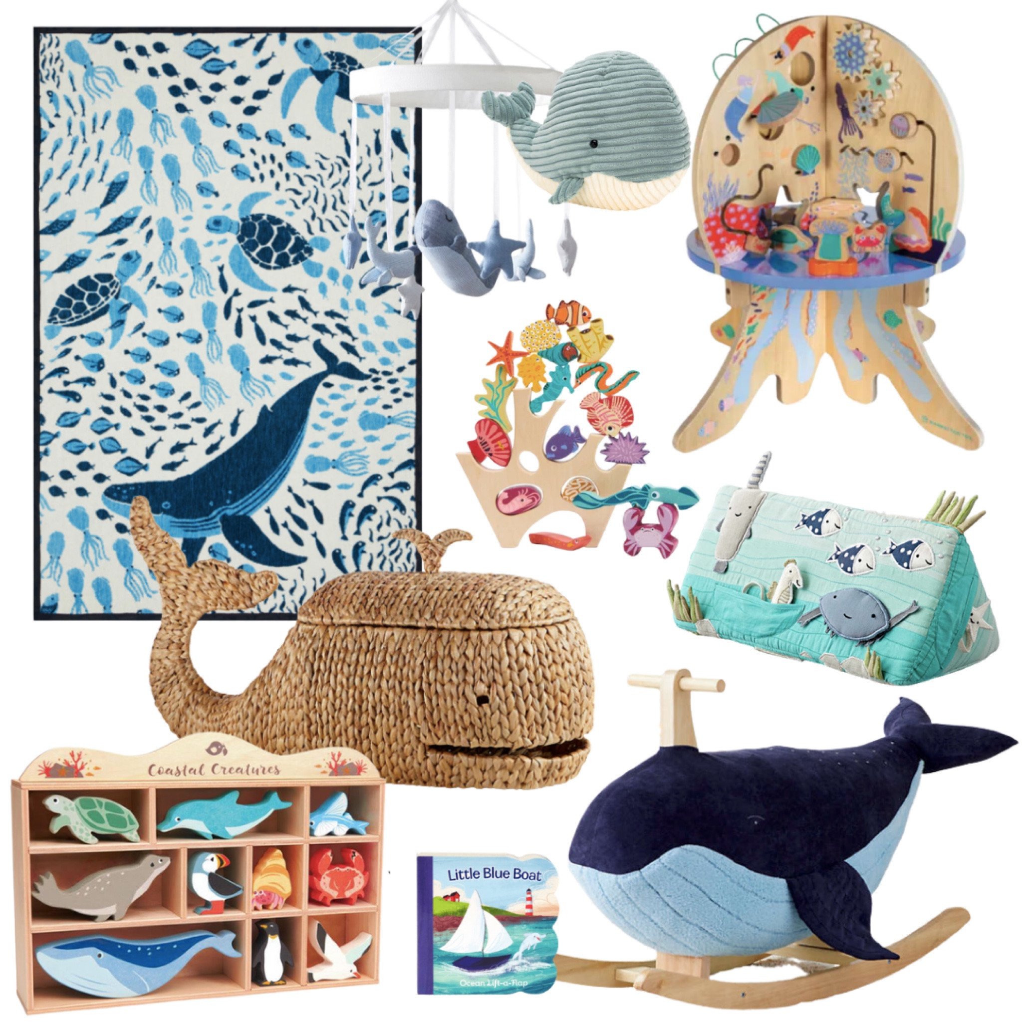 Under the Sea gift guide! Whales, ocean and sea animals for your nursery or playroom! 

#LTKkids #LTKHoliday #LTKbaby
