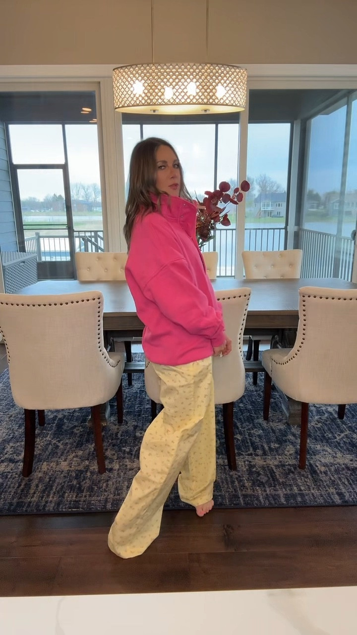 Cozy, Comy, & absolutely DARLING PJ pants are ALWAYS the vibe! 

Sizing: Both the PJ pants & my sweatshirt are a size Small - Could size down to an XS in both but going for the baggy vibes! 

Snag this darling fit here! 

#LTKOver40 #LTKootd #LTKgrwm