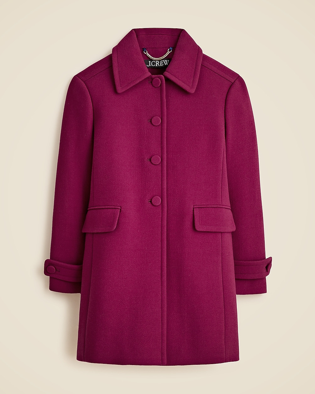 Salon coat in Italian double-cloth | J. Crew US