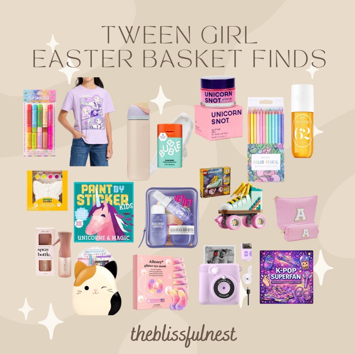 Tween girl Easter basket stuffers🐰✨💕

Girl Easter, Easter basket stuffers, girls Easter basket, girls must haves, girls birthday, girls birthday present, girls must haves, trending girls 

#LTKSeasonal #LTKKids