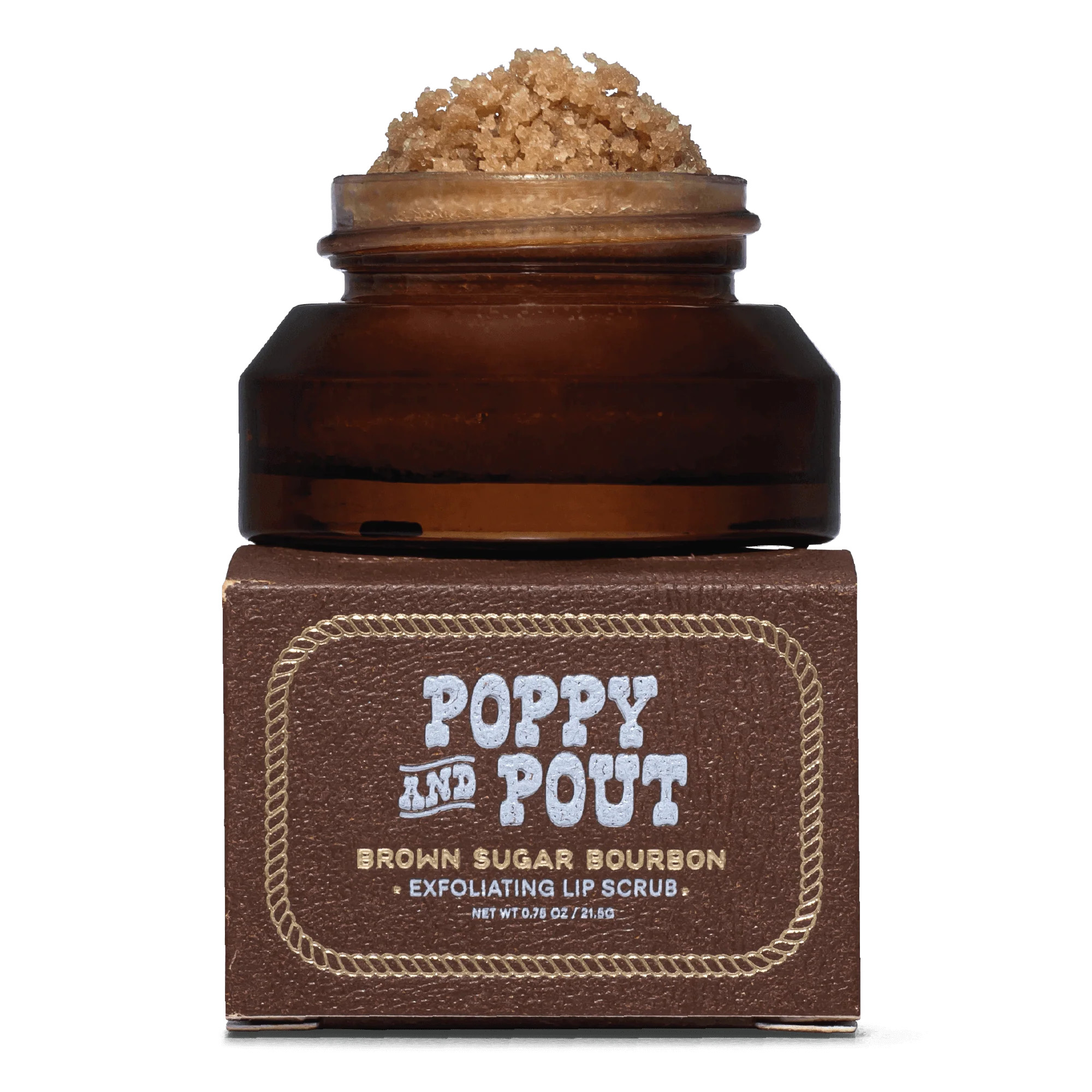 Brown Sugar Bourbon Lip Scrub | Rhinestone Rodeo Collection | Poppy & Pout