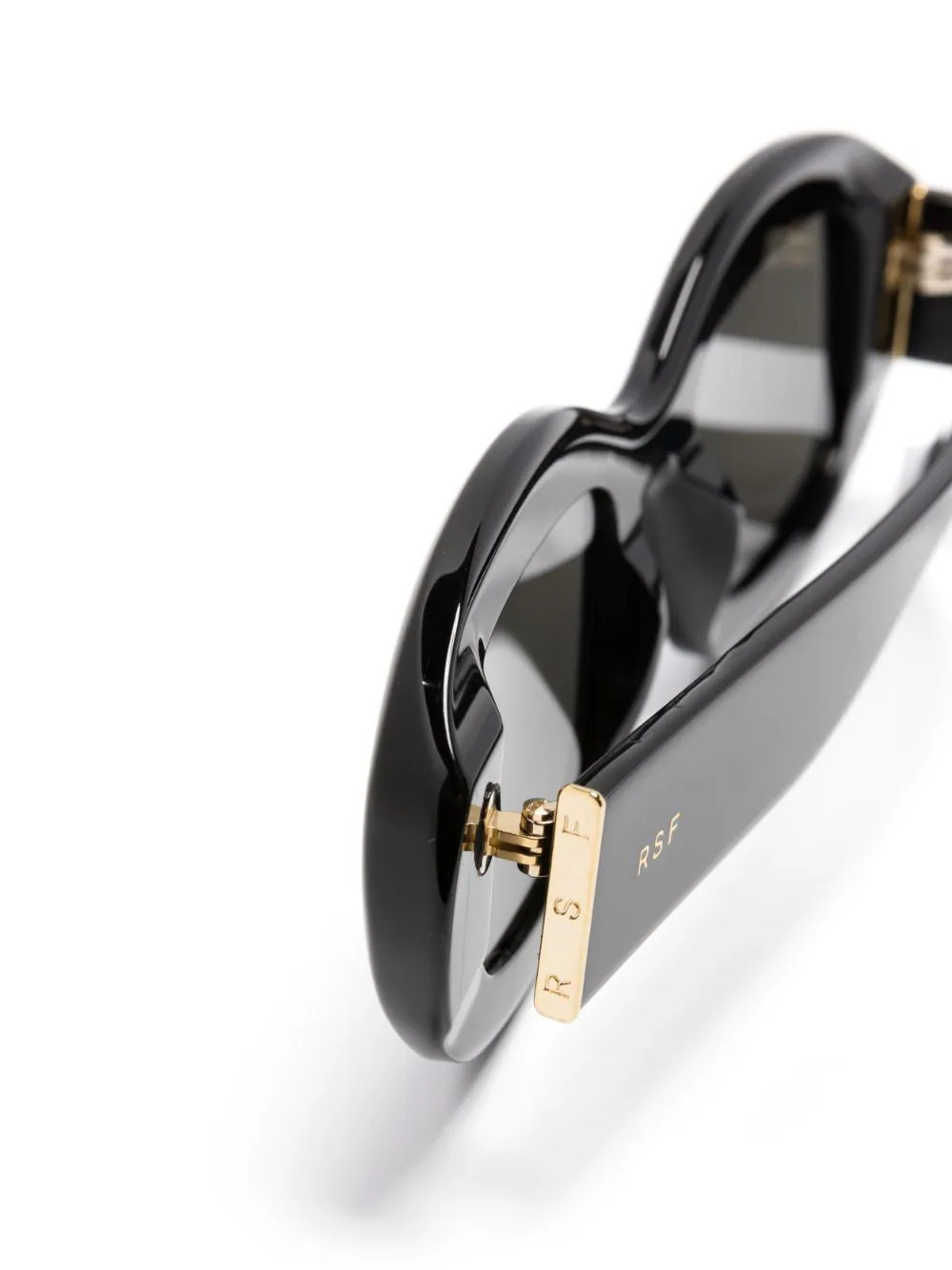 Retrosuperfuture oval-frame tinted sunglasses - Black | Farfetch Global
