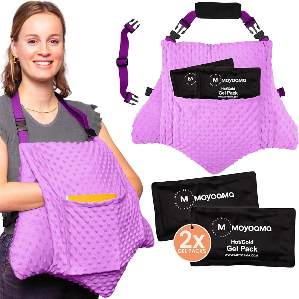 MOYOAMA 3 Pcs Hysterectomy Pillow Set - Incl 2 Gel Packs for Soothing Relief - Hysterectomy Recov... | Amazon (US)