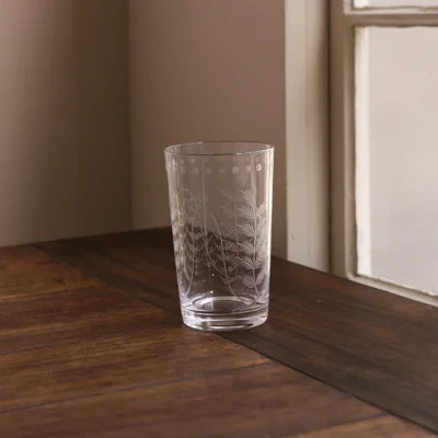 Glass Fern with Dots Drinking Glass Set | Perigold