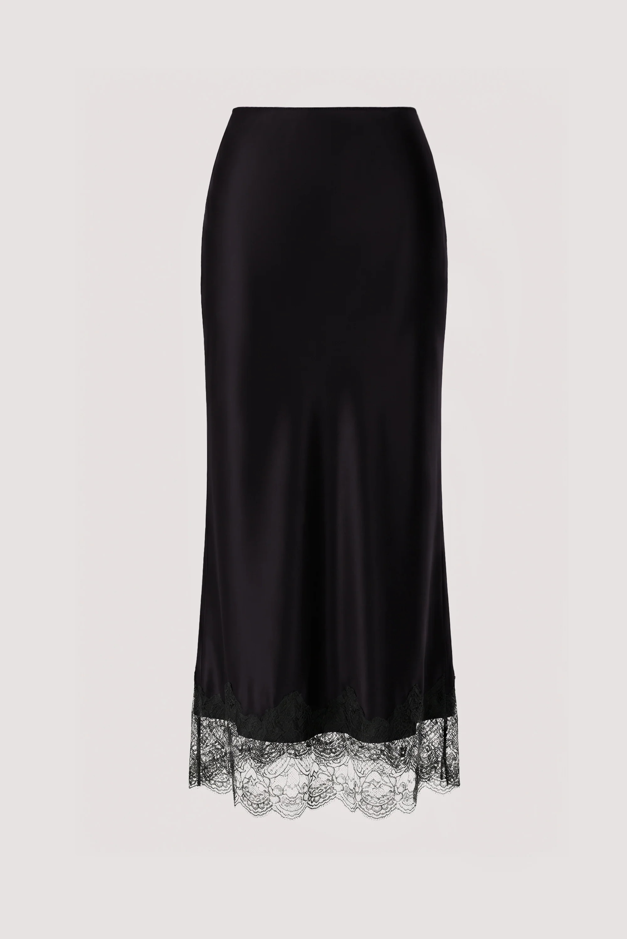 MINA BLACK CUPRO LACE MIDI SKIRT - PRE ORDER | DISSH