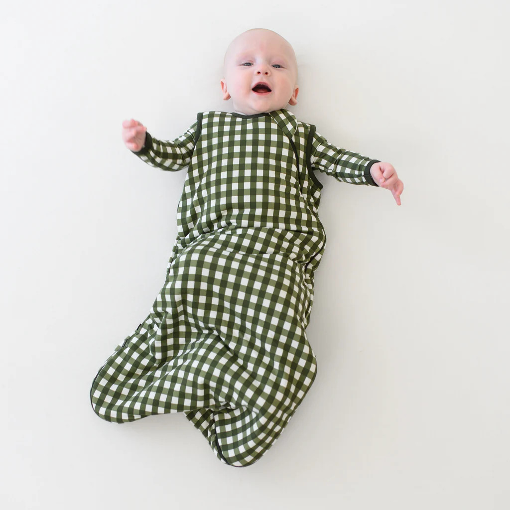 Sleep Bag in Gingham Fir 1.0 | Kyte Baby