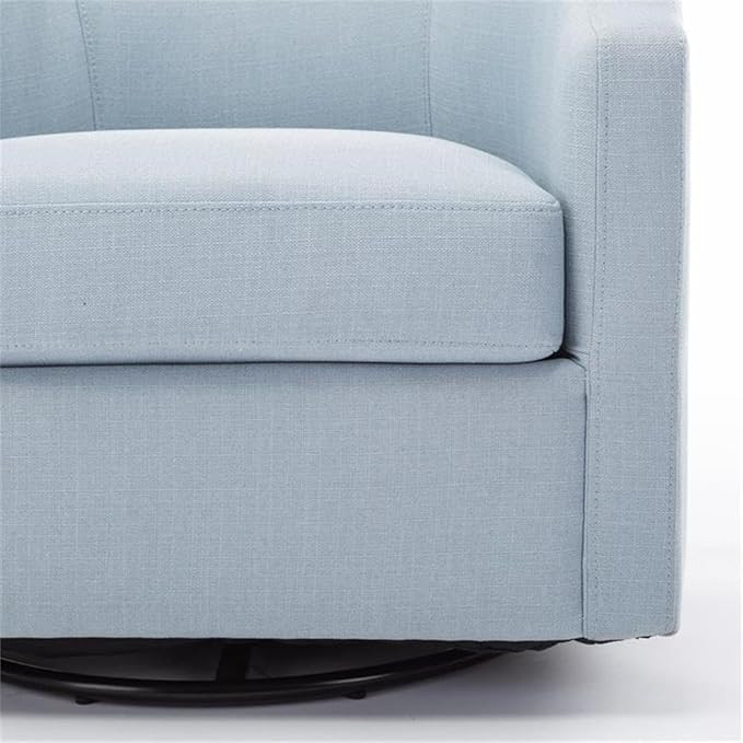 Infinity Polyester Fabric Swivel/Rocker Barrel Accent Chair with Pocket Coil Seat Cushion, 360 De... | Amazon (US)