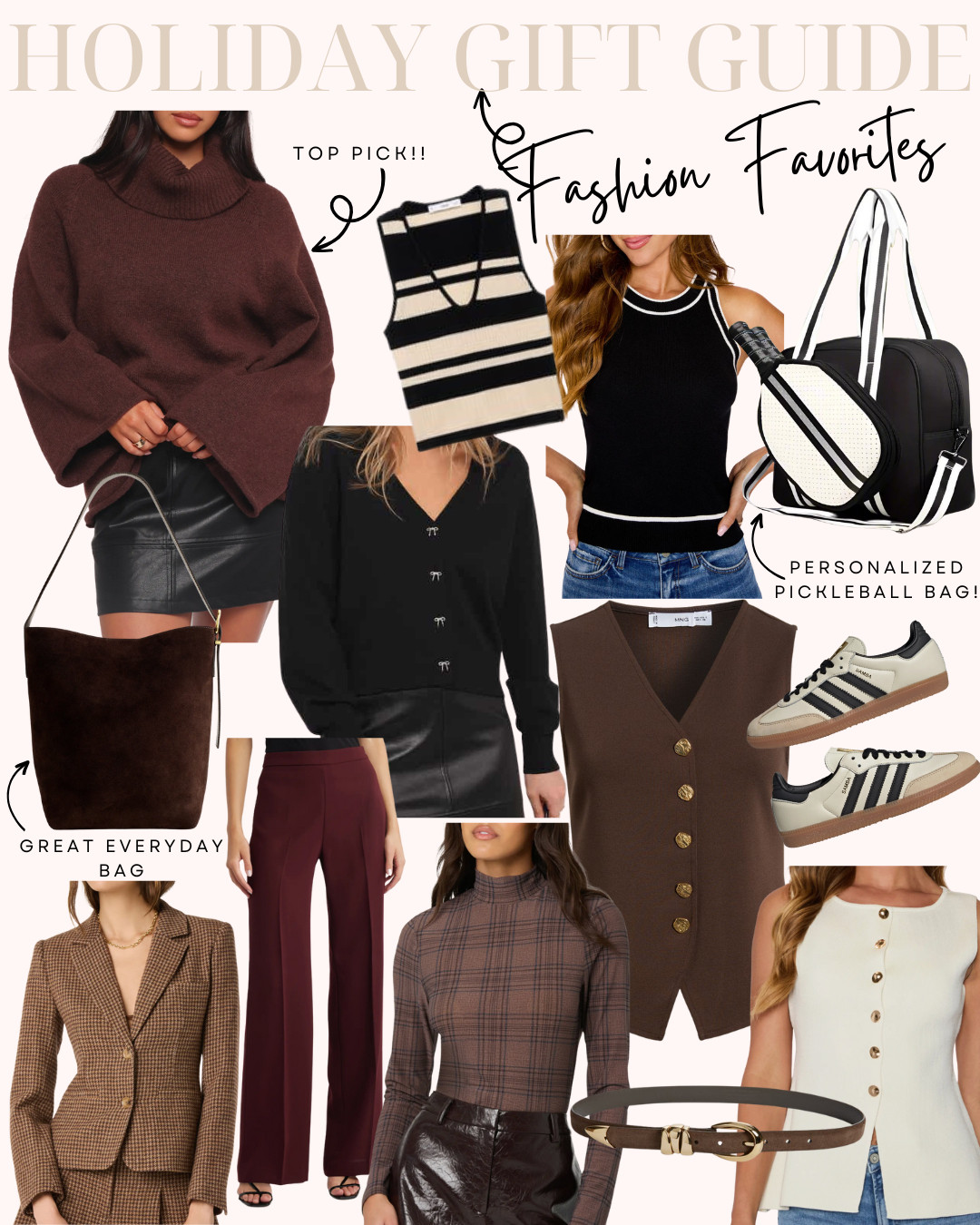 Holiday Gift Guide: Fashion Favorites

(Adding a few of these finds to my own wishlist as well!)  

 

#LTKGiftGuide #LTKHoliday #LTKSaleAlert