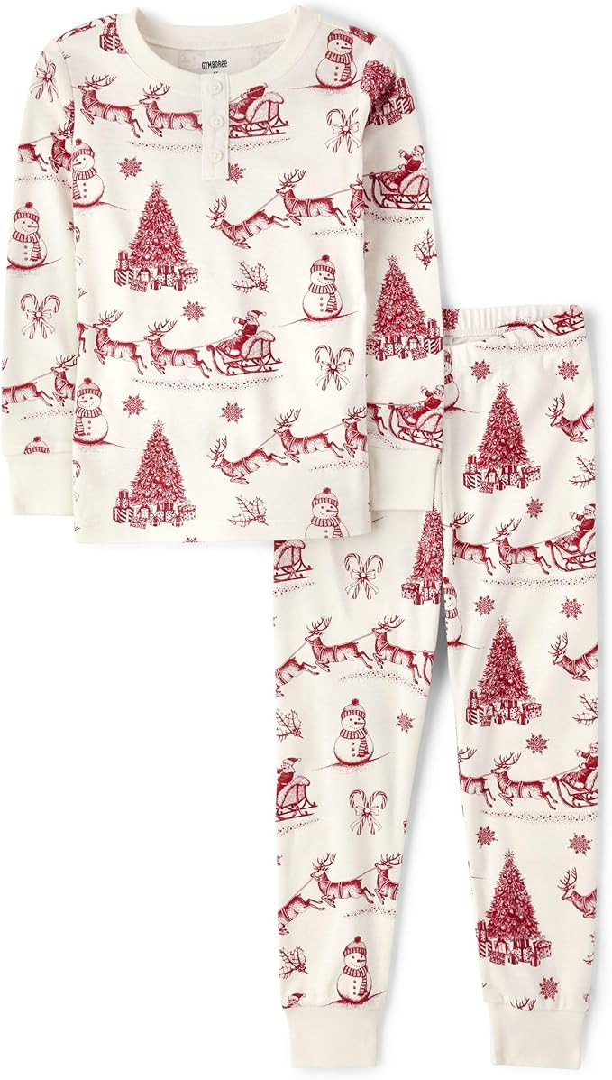 Gymboree unisex-child Toddler Halloween & Fall Sibling Matching Kids Pajamas Gymmies | Amazon (US)