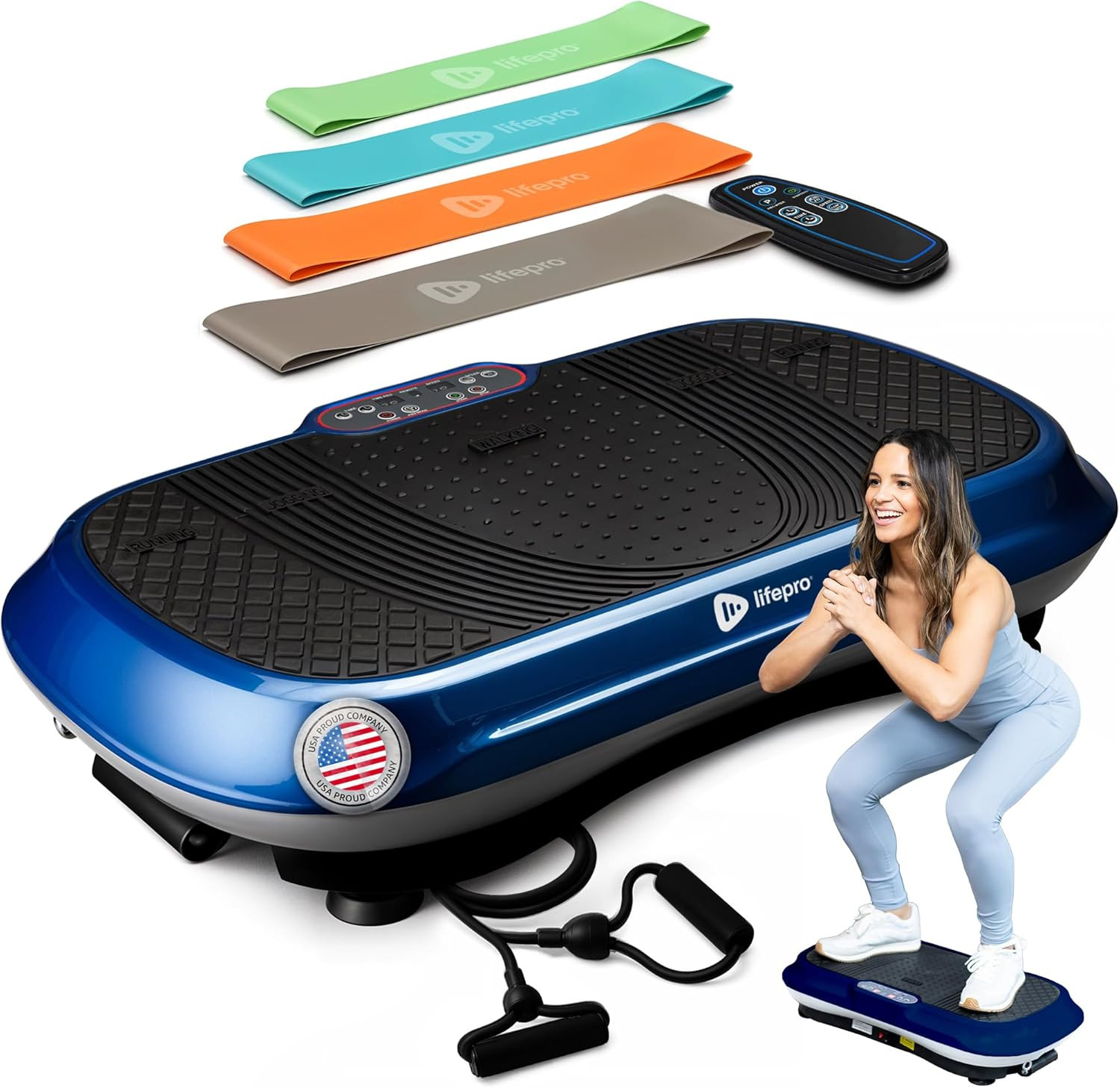 Lifepro Waver Vibration Plate Exercise Machine for Lymphatic Drainage, Muscle Activation, Full-Bo... | Amazon (US)