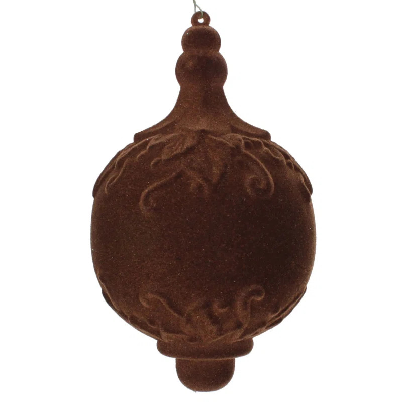 Flocked Drop Finial Christmas Ornament | Wayfair North America