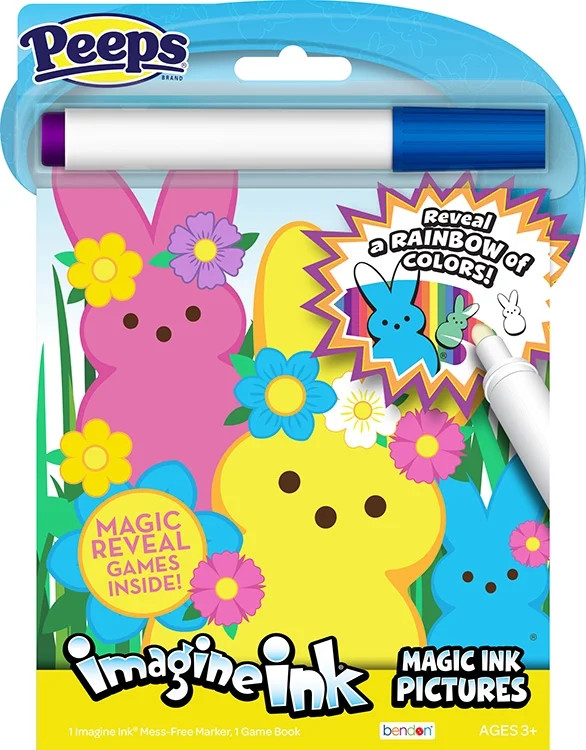 PEEPS Easter 10-Page Imagine Ink Coloring Book, Paperback by Bendon | Walmart (US)