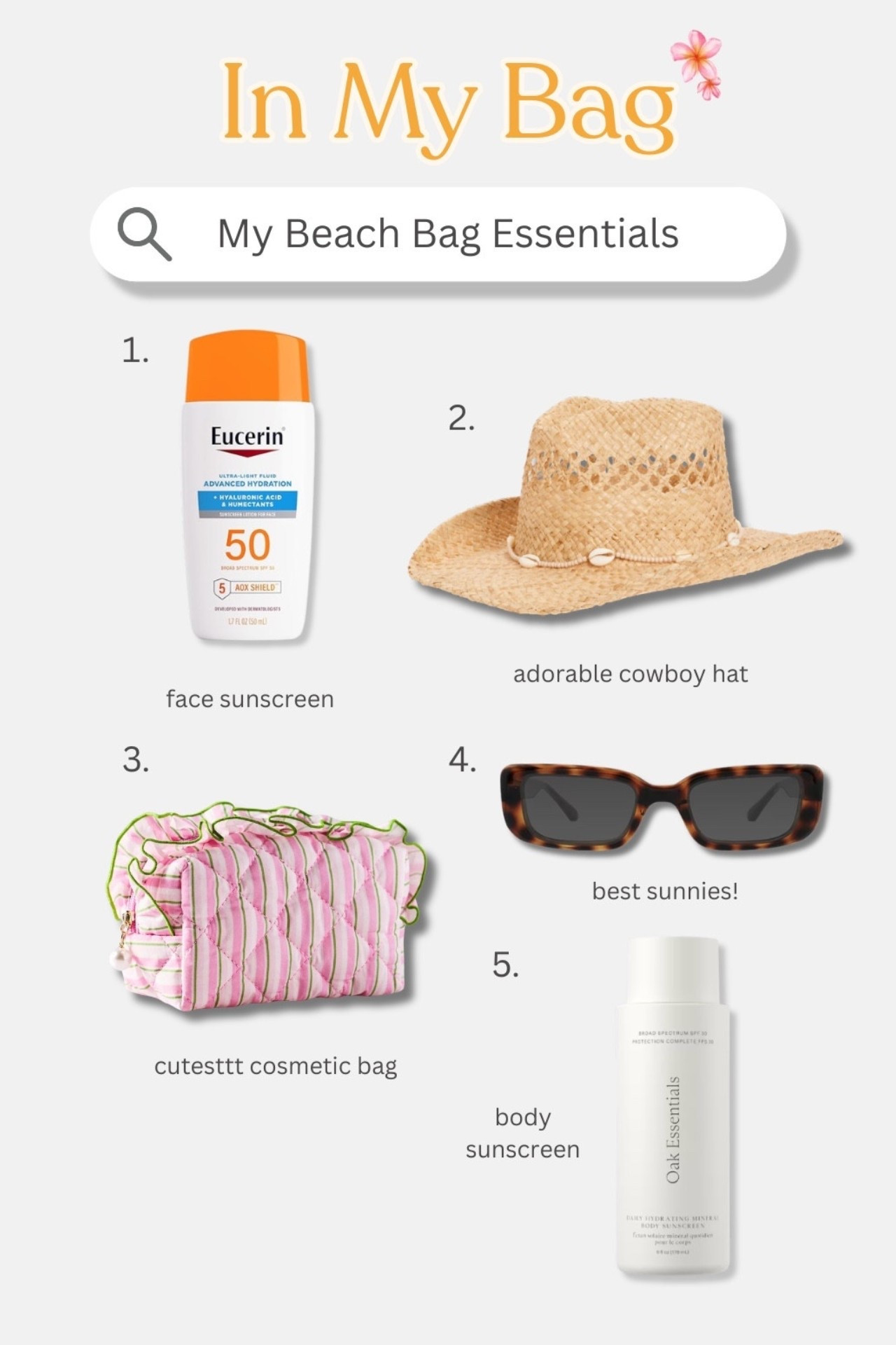 [3/13/26] st. bart edit | in my bag ☀️🌊 beach bag essentials!

#LTKSeasonal #LTKTravel #LTKSwim