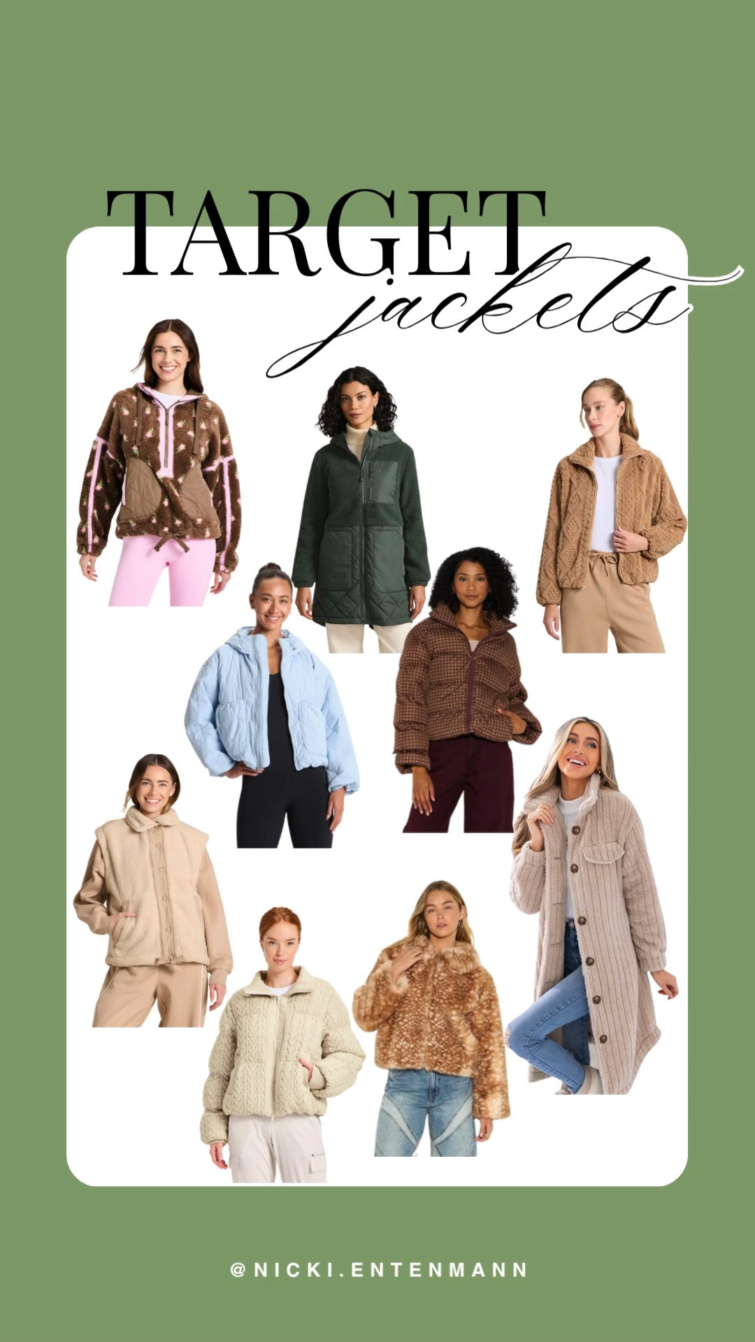 Layer up in style with Target’s jackets, most on sale, bringing cozy warmth, cheerful charm, and polished ease that make everyday outfits feel fresh, versatile, and perfectly ready for cooler days.
#TargetJackets #JacketsOnSale #CozyStyle #WardrobeUpdate #CasualChic #FallFashion #WinterWardrobe #LayeringStyle #EverydayOutfits #FashionSavings
 

 #LTKSeasonal #LTKFindsUnder100 #LTKStyleTip
