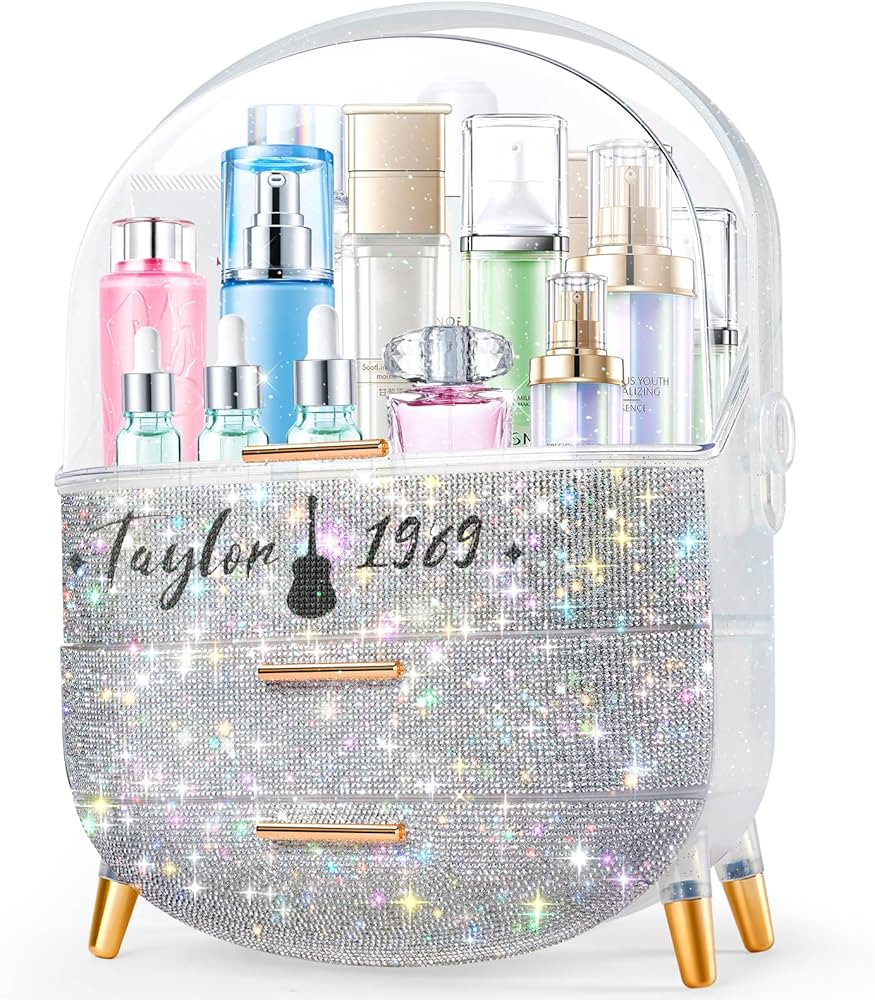 Teen Girls Gift Makeup Organizer,Skincare Organizer Jewelry Storage,Cosmetics Storage and Display... | Amazon (US)