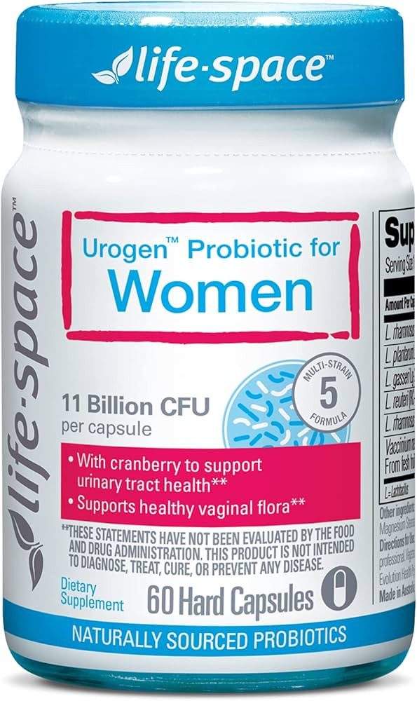 Life-Space Urogen Probiotic with Cranberry for Urinary Tract Health, Women's Probiotic with Lacto... | Amazon (US)