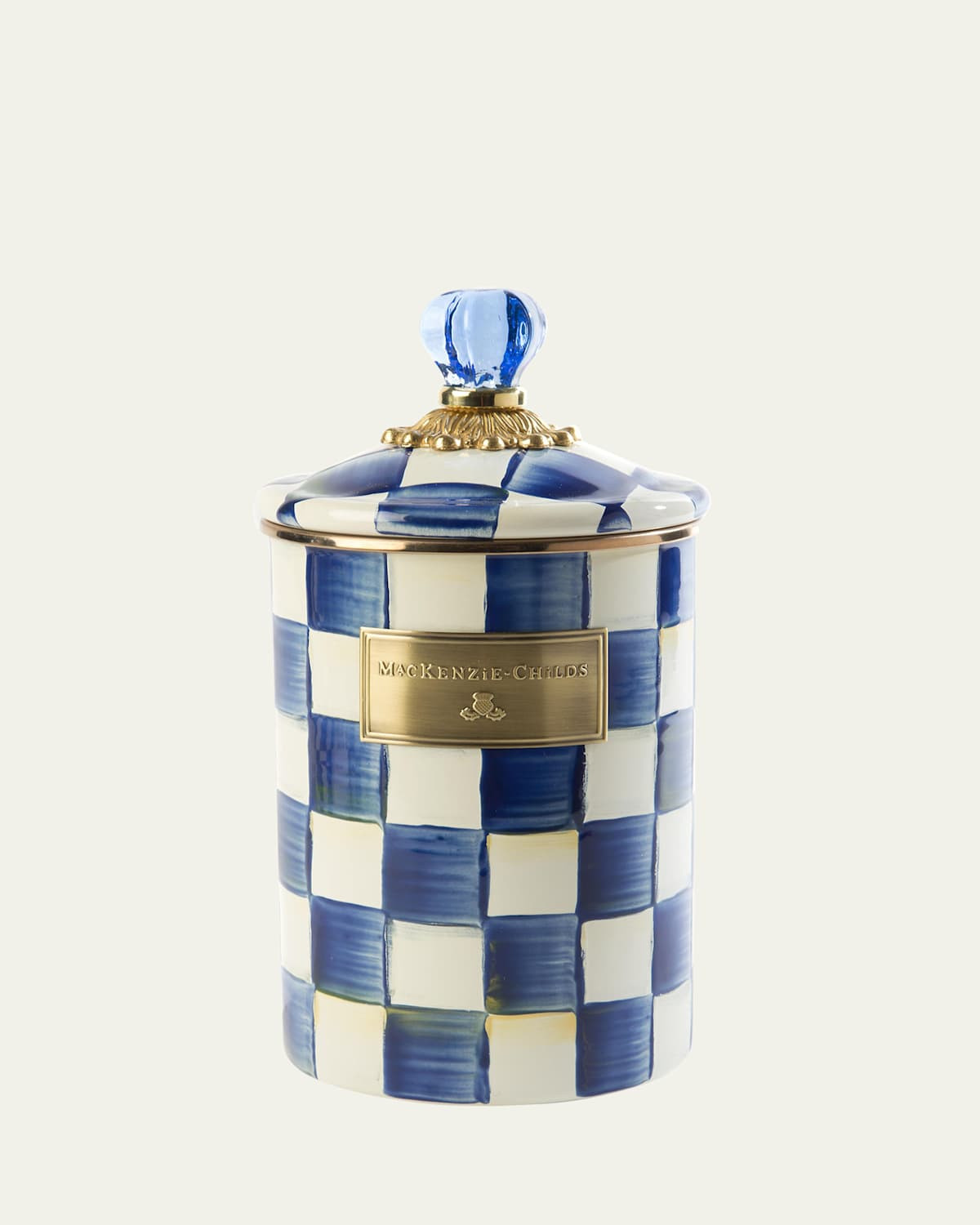 Royal Check Large Canister | Bergdorf Goodman