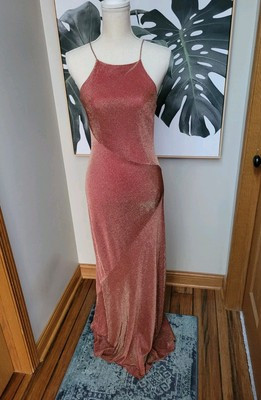 Vtg Y2K 90s Red Metallic Maxi Dress Corset Prom Gown Small Long De Laru | eBay | eBay US