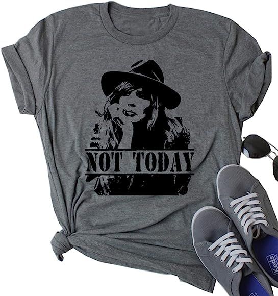 Not Today Beth Dutton Graphic T-Shirt Women Funny Yellowstone Shirt Letter Print Casual Fall Tee ... | Amazon (US)