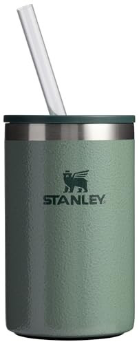 STANLEY Everyday Can Cooler Cup 10 oz | Beer, Seltzers, Soda, and Energy Drinks | Doubles as Tumbler | Insulated Stainless Steel Drink Holder | BPA-Free | Hammertone Green | Amazon (US)