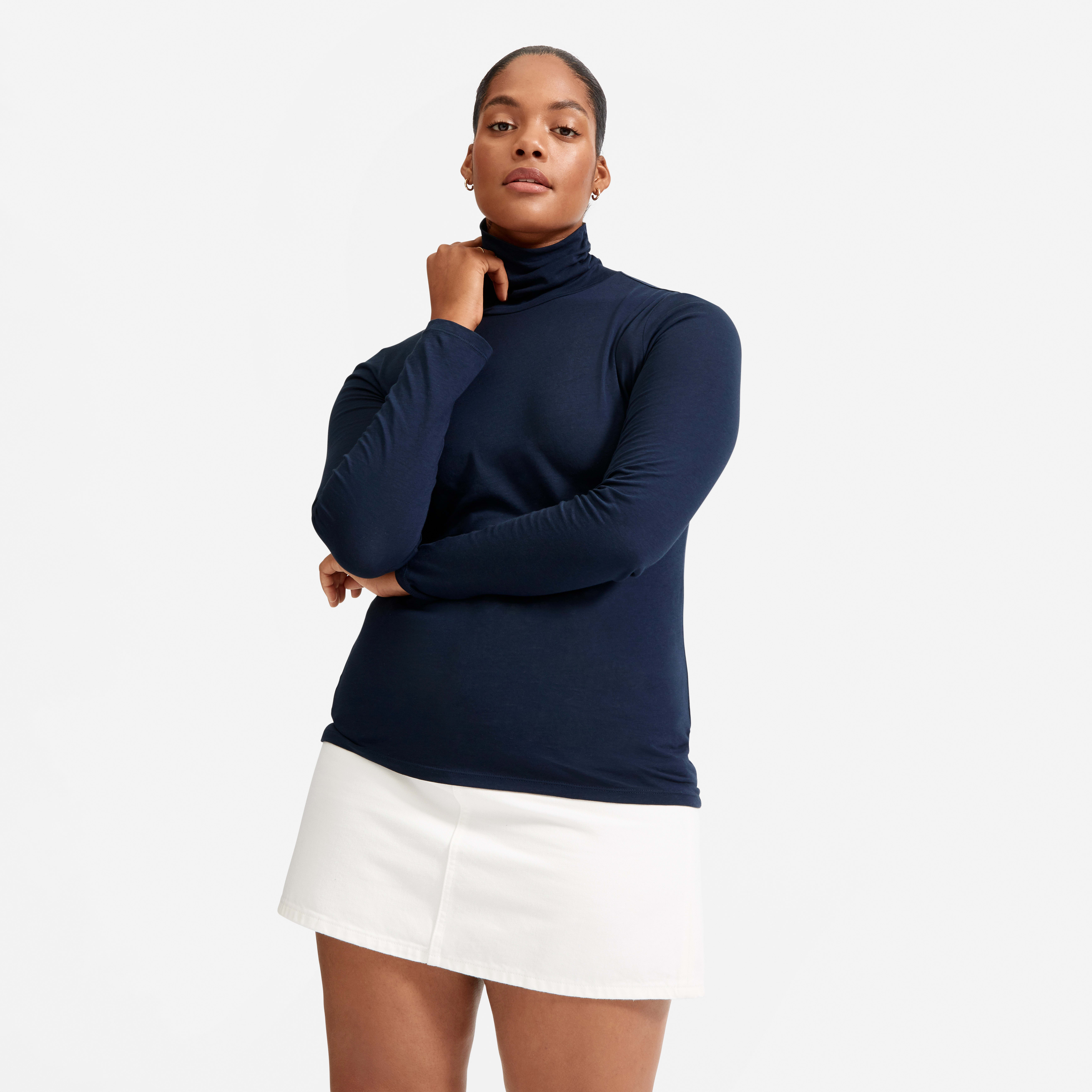 The Cotton Turtleneck Tee | Everlane